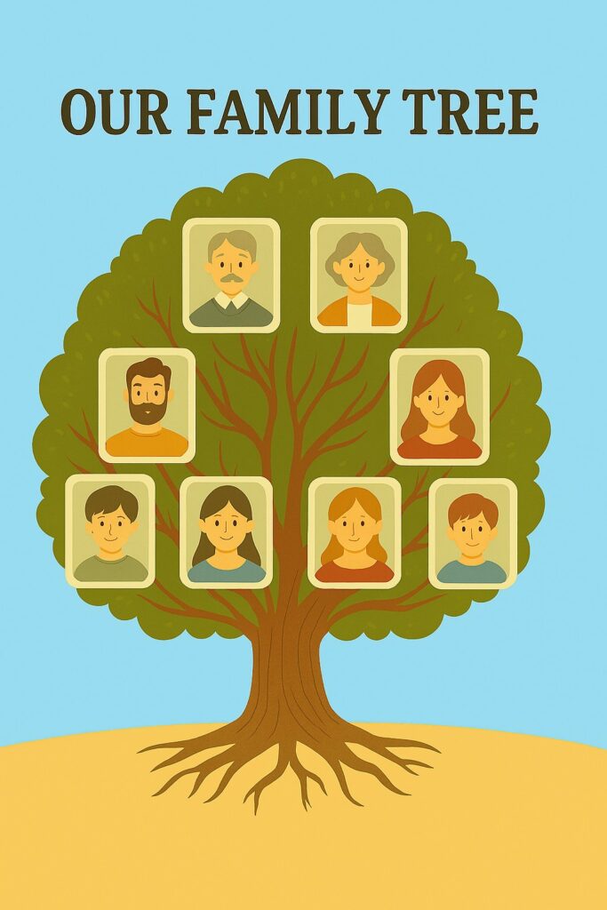 AI generated family tree