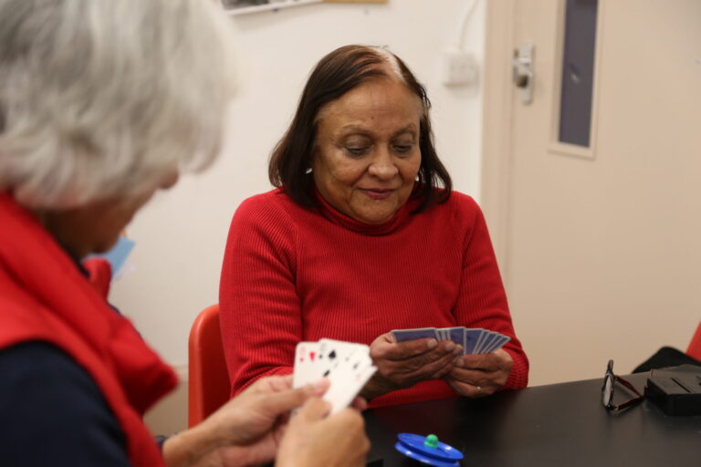 People playing cards