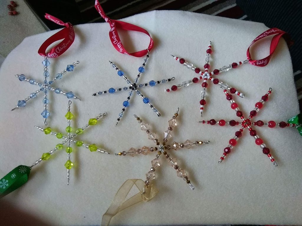 Snowflake decorations